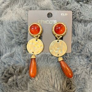 New clip earrings from Chicos